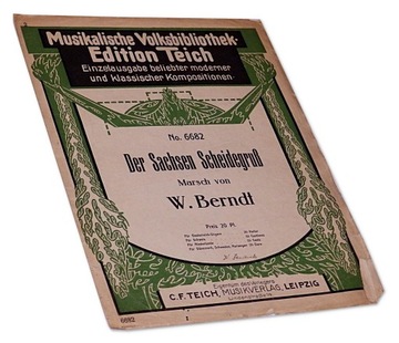Der SachsenScheidegruss Marsch von W. Berndt