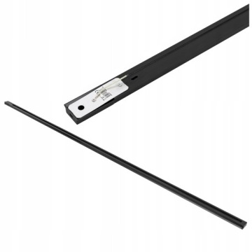 Комплект трекового освещения, 4 лампы GU10, лента 2 м, ЧЕРНЫЙ светодиодный трек