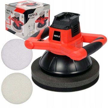 АВТОМОБИЛЬНАЯ ПОЛИРОВАЛЬНАЯ МАШИНА YATO. 18В +2 НАВЕРХИ