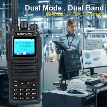Цифровая рация DMR VHF UHF Opengd77 Baofeng BF-1701