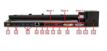 Док-станция Lenovo ThinkPad X240, X250, X260