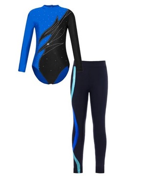 STRÓJ DO AKROBATYKI R 146 152 DO GIMNASTYKI TAŃCA KOMPLET BODY 1035