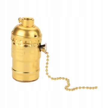 E27 МЕТАЛЛИЧЕСКАЯ ЛАМПА С ТРОСОВЫМ ВЫКЛЮЧАТЕЛЕМ