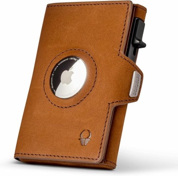 Donbolso etui na dokumenty skóra naturalna brązowy vintage