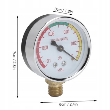 MANOMETR WAKUOMETR PODCIŚNIENIA DOJARKI MOBILNEJ