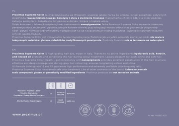 Краска Proximus Supreme Color нанотехнологическая 10.21