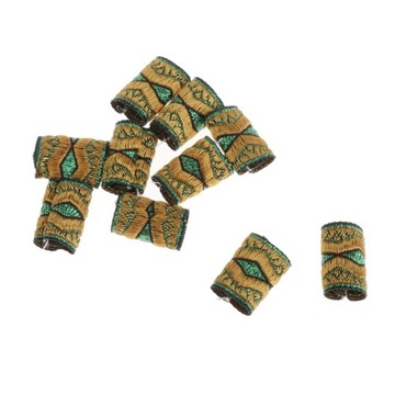 10 packs of colorful beads with dreadlocks