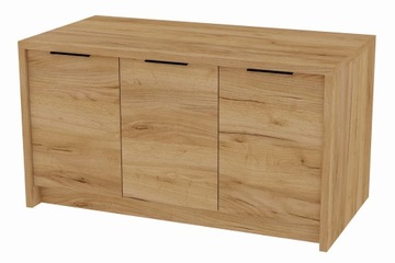 Wyspa kuchenna gotowa wyspa do kuchni z szafkami 150x80 cm dąb złoty
