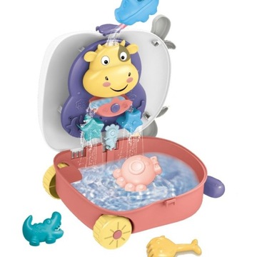 Zestaw do Piasku 3w1 Walizka Krówka Zabawka Wodna