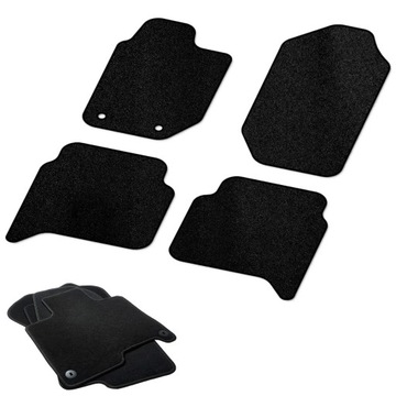 Dywaniki samochodowe welurowe do FORD RANGER V 2011-2022
