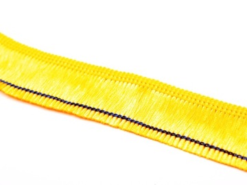 Taśma frędzle chwosty 25mm 0,5m żółty