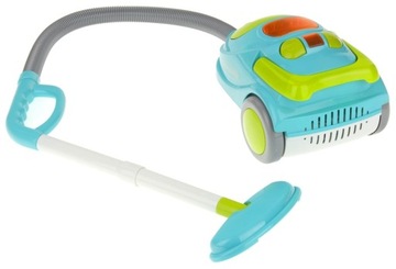Электронный игрушечный пылесос, на батарейках, свет, звук, функция всасывания