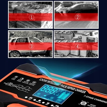 МОЩНЫЙ АВТОМАТИЧЕСКИЙ ВЫПРЯМИТЕЛЬ С ЖК-дисплеем 12В 10А - 24В 5А