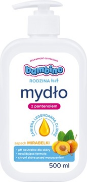 Mydło w płynie do rąk BAMBINO RODZINA Mirabelka