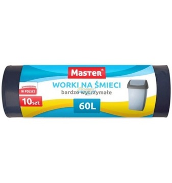 Master Worki na Śmieci 60L Ldpe 10szt