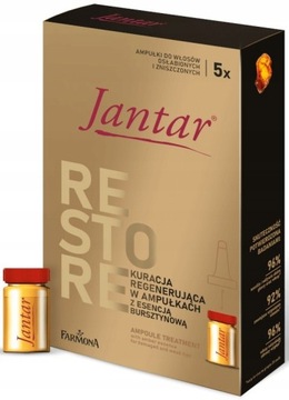 JANTAR RESTORE KURACJA REGENERUJĄCA W AMPUŁKACH 5X5ML
