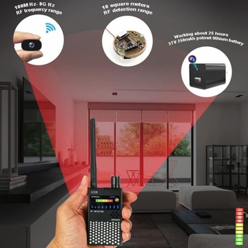 GPS-детектор Камера-детектор Портативный беспроводной GPS-локатор