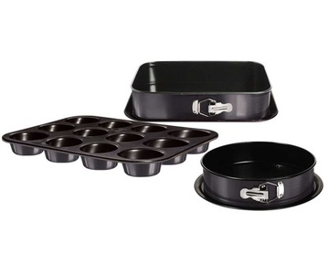 FORMA DO PIECZENIA ZESTAW FORM FOREMEK 3 SZT KOMPLET BLACH BLASZEK FOREMKI