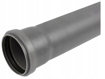 Rura kanalizacyjna 40x1000mm PCV PVC szara