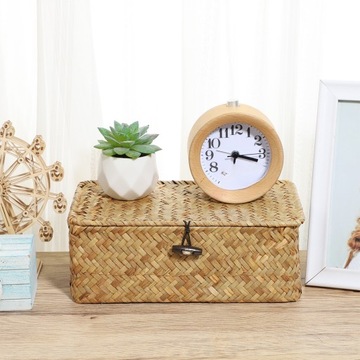 ПЛЕТЕНЫЕ КОРЗИНЫ ДЛЯ ХРАНЕНИЯ С БОЛЬШОЙ ПЛЕТЕНОЙ КРЫШКОЙ