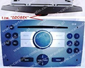 2DIN РАМКА РАДИО OPEL ASTRA H ZAFIRA 63172