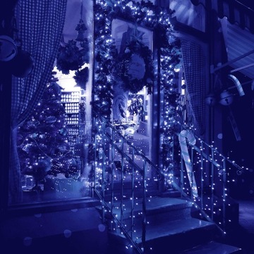 РОЖДЕСТВЕНСКИЕ ОГНИ 300 СВЕТОДИОДНЫХ НАРУЖНЫХ ПРЯМЫХ СВЕТОВ СВЕТОВАЯ ЗАВЕСА IP44