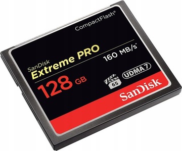 Компактная флэш-карта SanDisk Extreme PRO 4K емкостью 128 ГБ