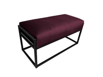 Ławka KAYA LOFT MG02 pufa podnóżek metal