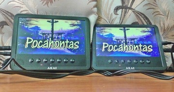 Портативный DVD-плеер 2x7 дюймов Akai APD710T+10xfairytales