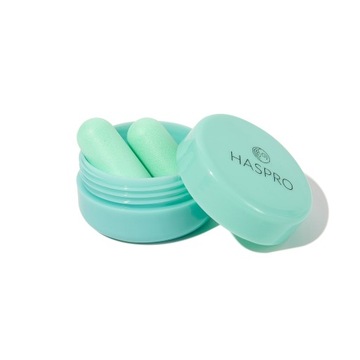 Беруши Haspro Super Soft Giga Tube, 50 пар, мятные