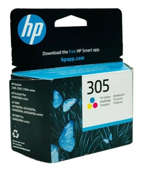 Tusz HP 305 Kolorowy CMY 3YM60AE Oryginalny HP Deskjet 2710 2720 2721 2320