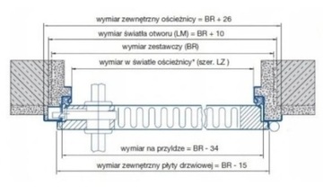 Временные технические стальные двери для подвала Hormann Антрацит ZK ISO 70см
