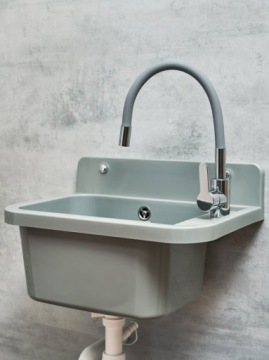FLEX GREY Напольный кухонный смеситель с гибким изливом Кухонный смеситель для мойки