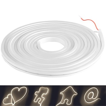 NEON Pasek ELASTYCZNA TAŚMA LED Neutralna IP65 5m
