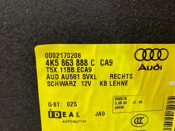 AUDI A6 S6 C8 БАГАЖНИК БОКОВИНА, СЕДАН СПРАВА 4K5863888C