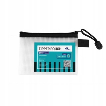 SASZETKA LEVIATAN NA ZAMEK ZIPP BAG A6 BAGATELLE S KOSMETYCZKA