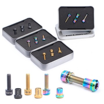 Гайка болта выноса велосипеда Черные винты.