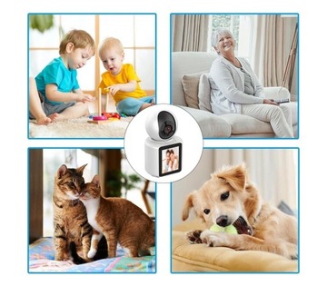 ВНУТРЕННЯЯ КАМЕРА НАБЛЮДЕНИЯ WIFI ДВУСТОРОННЯЯ 1080P НОЧНОГО ВИДЕНИЯ