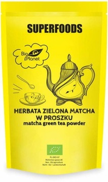 HERBATA ZIELONA MATCHA W PROSZKU BIO 100 G BIO POL