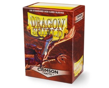 Обложки для карточек Dragon Shield Crimson Matte