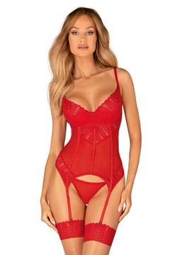 Obsessive Gorset i stringi Ingridia XL/2XL