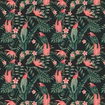 Подушка для качелей садовая 160х55х55 Попугаи