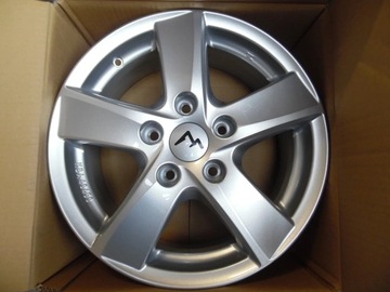 4× DISK HLINÍK ALUTEC 6.5" X 16" 5X120 ET 51