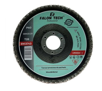 КЛАПАННЫЙ ШЛИФОВАЛЬНЫЙ ДИСК ДЛЯ ЗАЗЕМЛЕННОЙ СВАРКИ 125 / 60