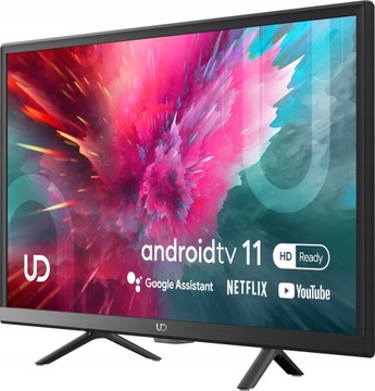 SMART TV Android TV WiFi BT 24 дюйма HD ПРИЛОЖЕНИЯ Netflix 230 В 12 В