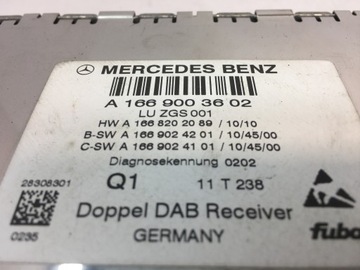 MERCEDES MODUL ŘÍZENÍ A1669003602