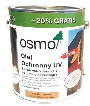 Osmo Olej Ochronny 420 UV Extra 3l Bezbarwny