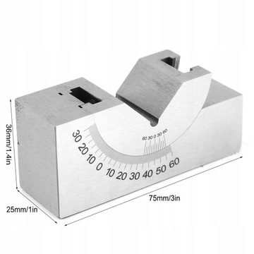 75x25x36 AP30 Прецизионное фрезерование блоков с