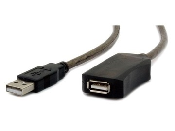 Przedłużacz USB 2.0 typu AM-AF 10m aktywny