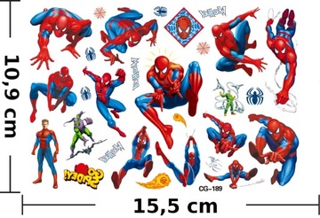 Tatuaż zmywalny dla dzieci SPIDER-MAN CG189
